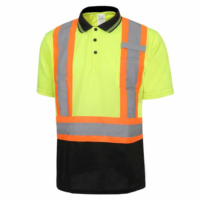 Hi-Vis Short Sleeve Polo Shirt by Jackfield - Style 10-701R