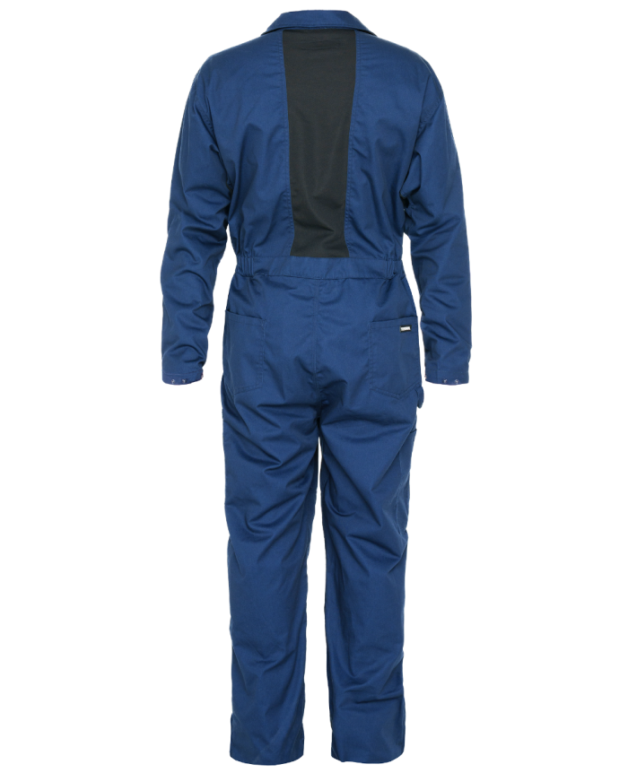 Navy Coverall with Stretchable Back Vent by TERRA Workwear - Style 100155NV