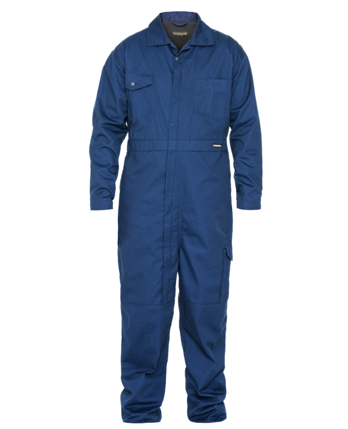 Navy Coverall with Stretchable Back Vent by TERRA Workwear - Style 100155NV
