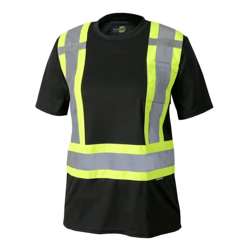 Women's High-Vis Short Sleeve T-Shirt by Jackfield - Style 11-662R