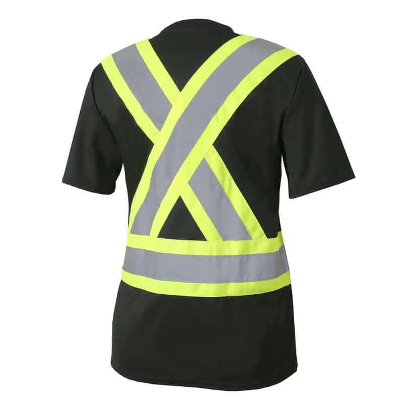Women's High-Vis Short Sleeve T-Shirt by Jackfield - Style 11-662R