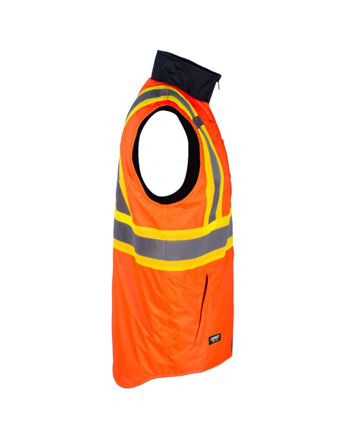Hi-Vis Insulated Reversible Vest by TERRA Workwear - Style 116625