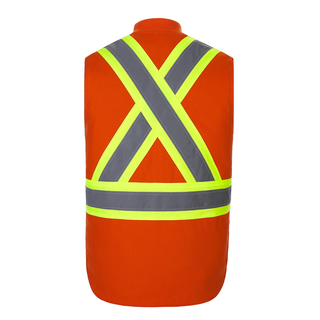 CX2 Titan - Men's Hi-Vis Cotton Canvas Vest with Sherpa Lining - Style L01295