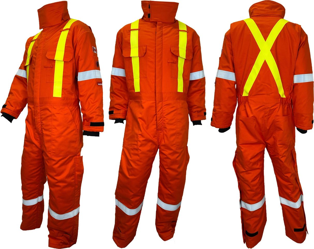 Atlas Guardian FR/AR OHSA Insulated Coverall - By Atlas Workwear Style 2155