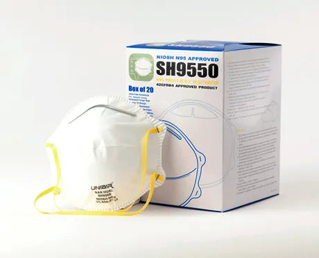 SH9550 Series N95 Particulate Respirator, NIOSH Approved, 20 Masks per Box