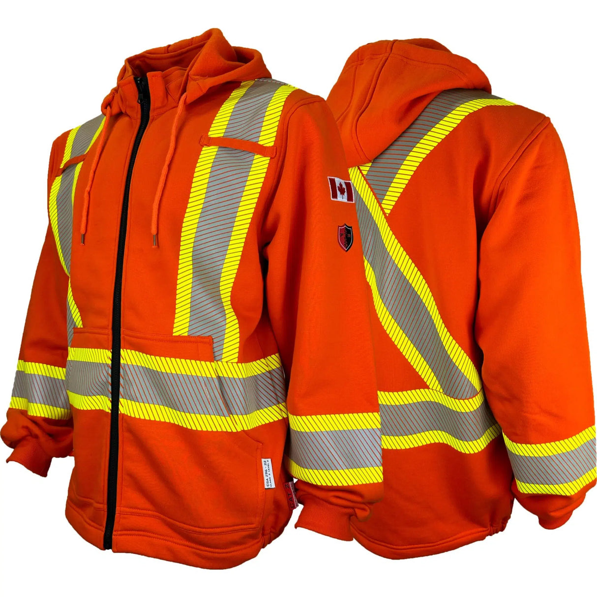 Atlas Guardian FR/AR 4” Hi Vis Fleece Hoodie by Atlas Workwear - 4024OR