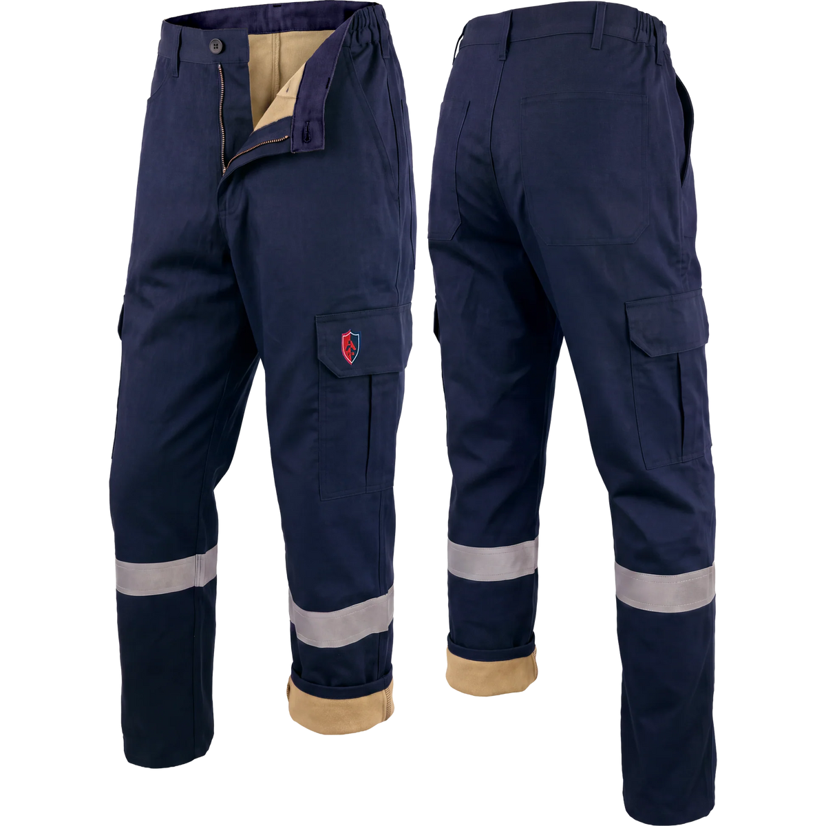 FR/AR Lined Winter Cargo Pants w/ 2" Striping by Atlas Workwear - Style 405WNB