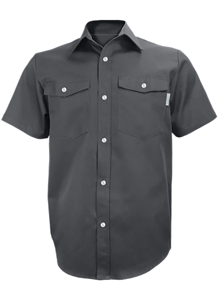 Short Sleeve Work Shirt with Snaps by GATTS Workwear - Style 650S