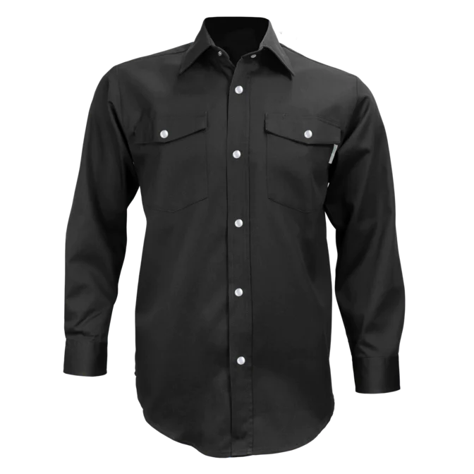 Long Sleeve Work Shirt with Snaps by GATTS Workwear - Style 625S