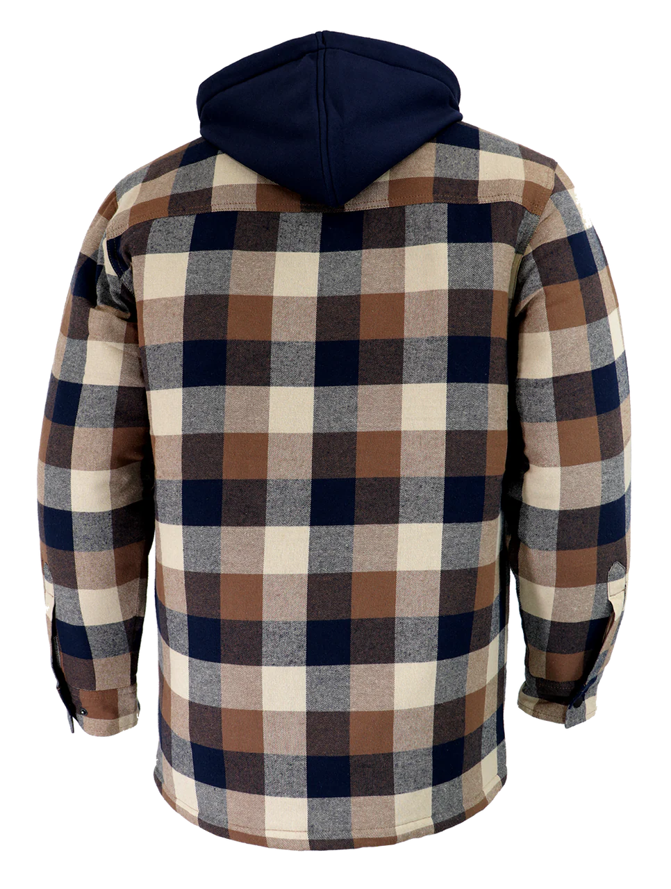 Flannel Lined Shirt with Hood by GATTS Workwear - Style 630DCF