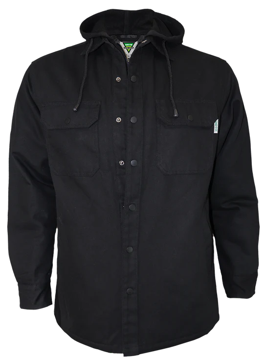 Canvas Lined Shirt with Hood by Gatts Workwear - Style 631CAD