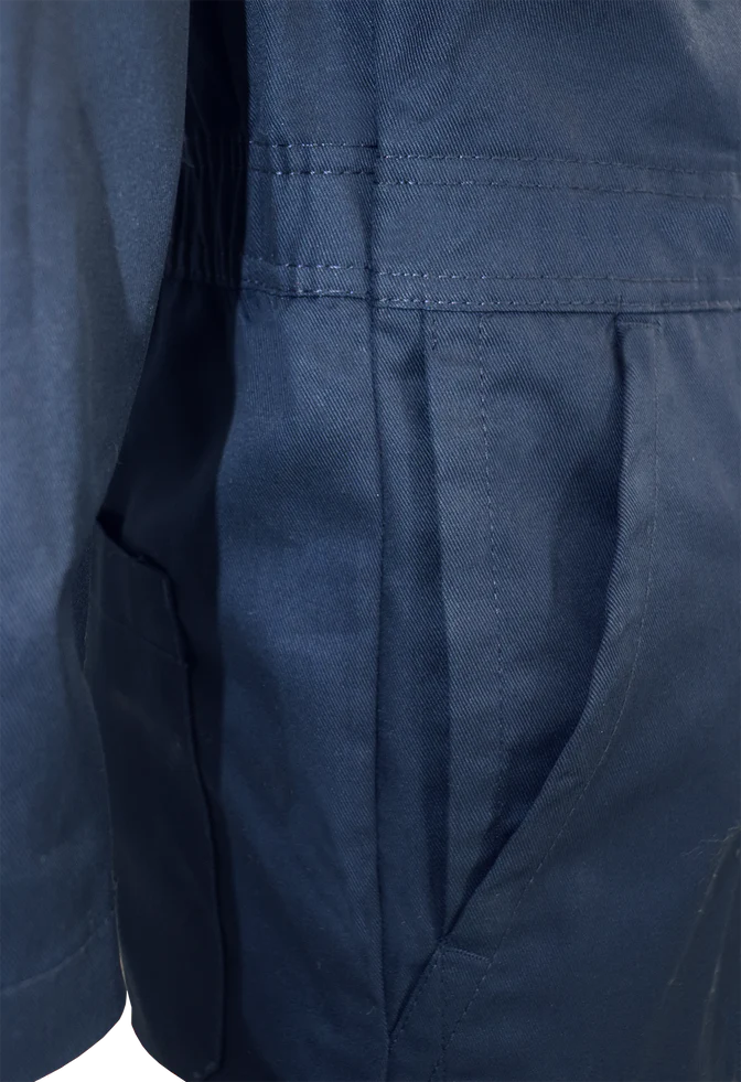Navy Short Sleeve Light Coverall by GATTS Workwear - Style 790SS