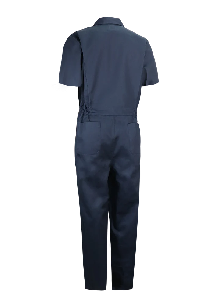 Navy Short Sleeve Light Coverall by GATTS Workwear - Style 790SS