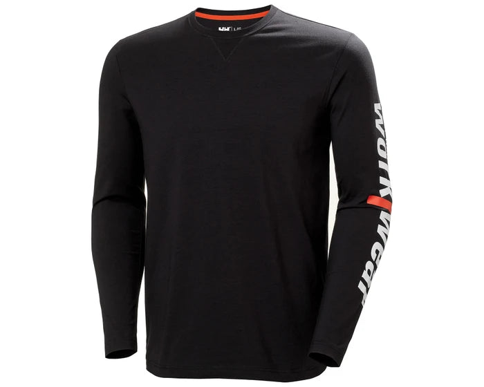 Helly Hansen Graphic Logo Long Sleeve Shirt - Style 79262