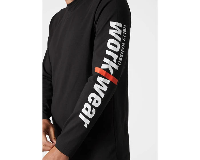 Helly Hansen Graphic Logo Long Sleeve Shirt - Style 79262
