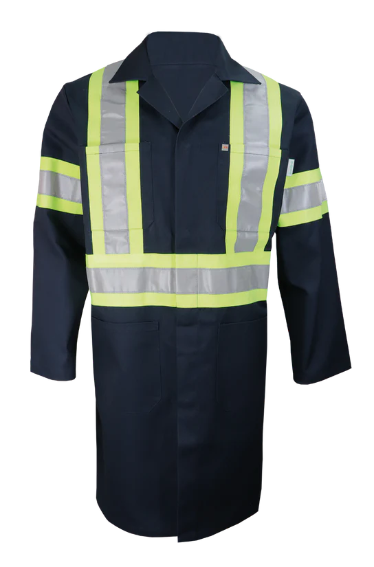 HI VIS Flame Resistant Welder's Shop Coat by GATTS Workwear - Style 799X4FR