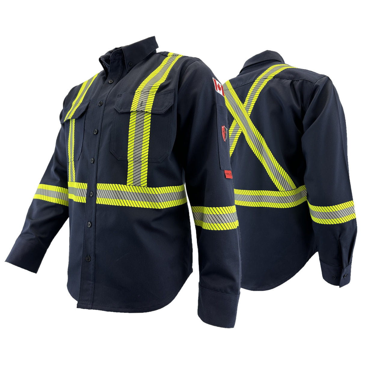 FR / Arc Flash Work Shirts w/Segmented Striping by Atlas Workwear - Style 404