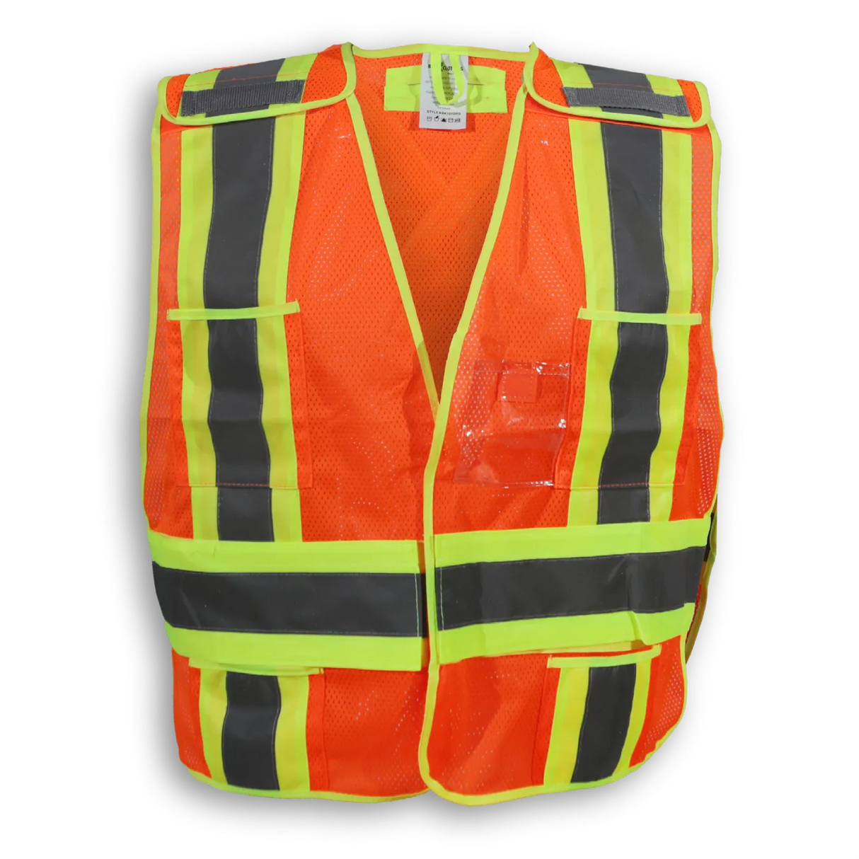 Hi-Vis Polyester Soft Mesh Safety Vest by Big K Clothing - Style BK101