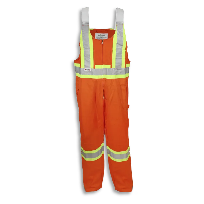 Hi-Vis Poly/Cotton Traffic Safety Overalls by Big K Clothing - Style BK1604