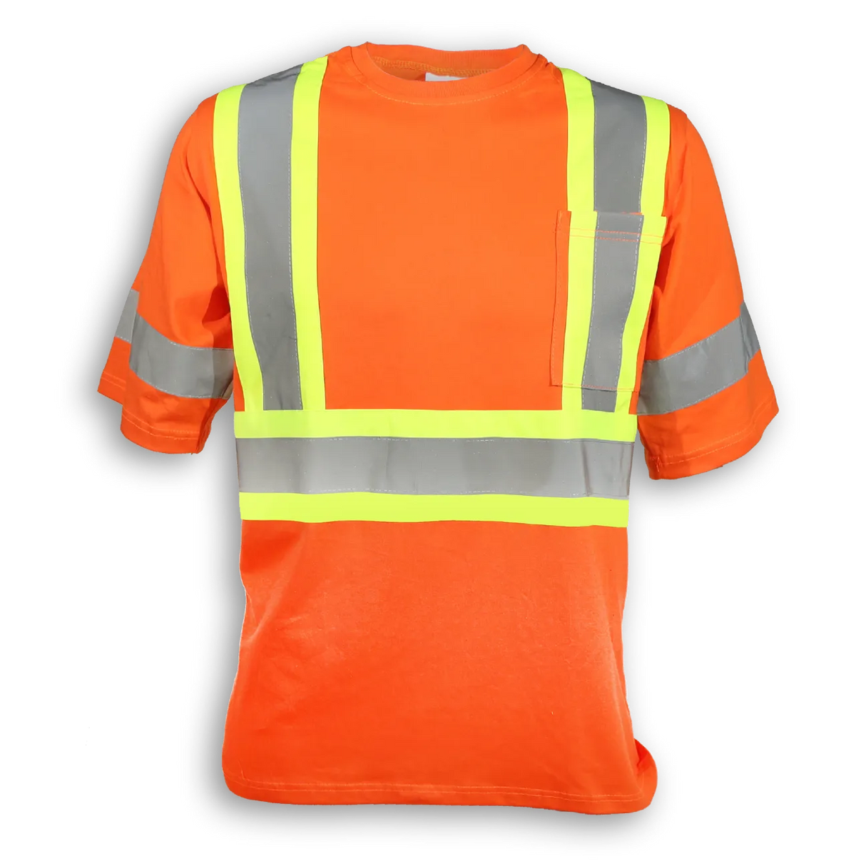 100% Poly Wicking Traffic Safety T-Shirt by Big K Clothing - Style BK200X