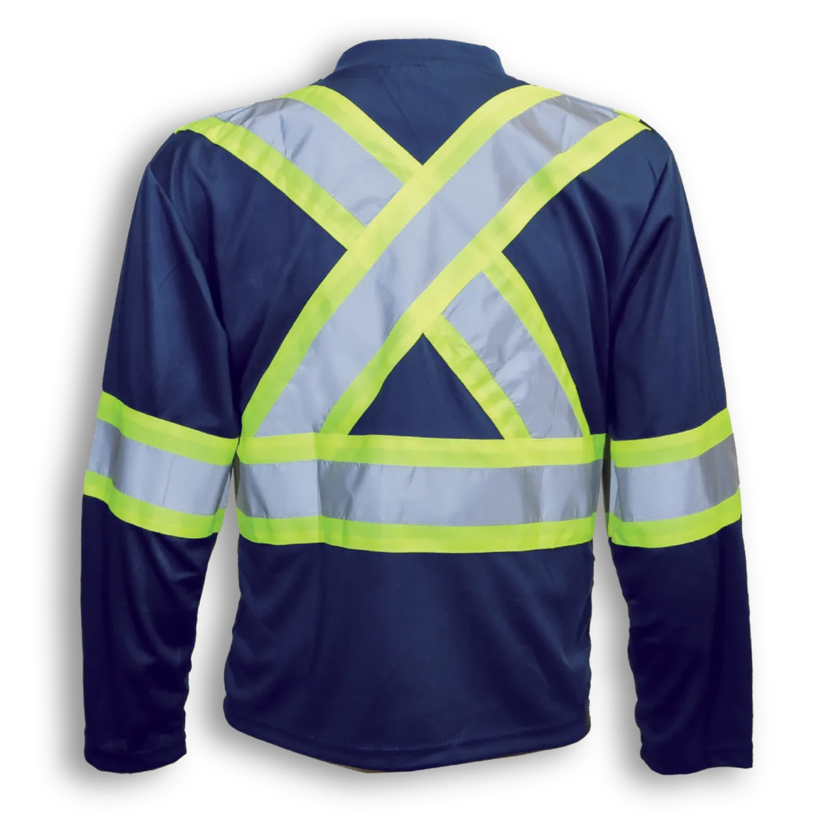 Hi-Vis Polyester Wicking Long Sleeve T-Shirt by Big K Clothing - Style BK2008