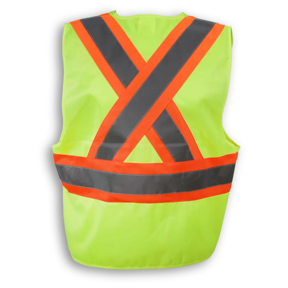 100% Polyester Hi-vis Safety Vest with Zipper - By Big K Clothing