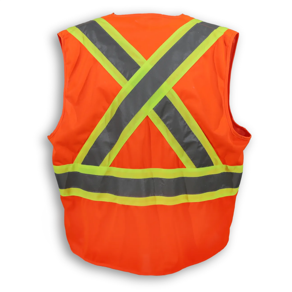 100% Polyester Hi-vis Safety Vest with Zipper - By Big K Clothing