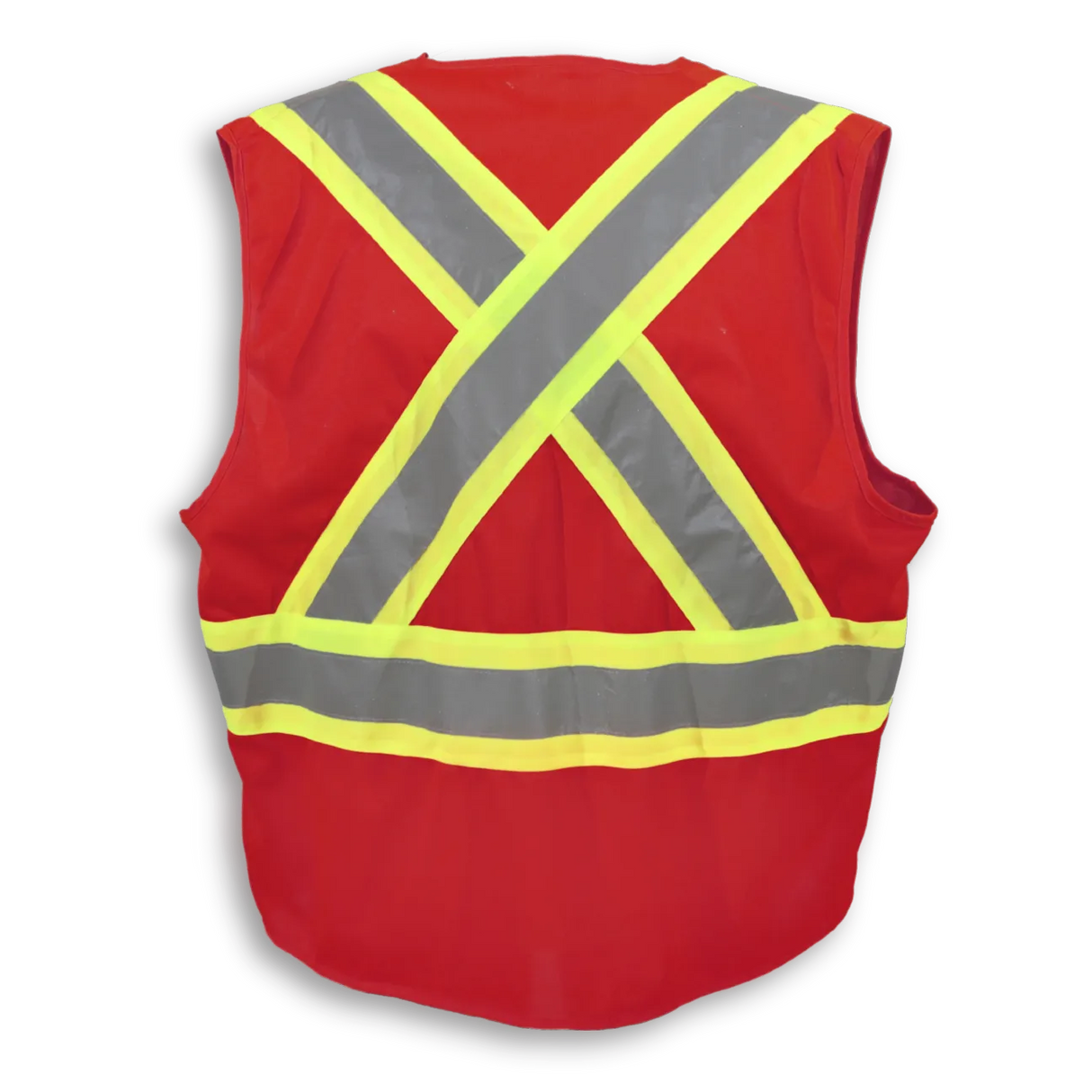 100% Polyester Hi-vis Safety Vest with Zipper - By Big K Clothing