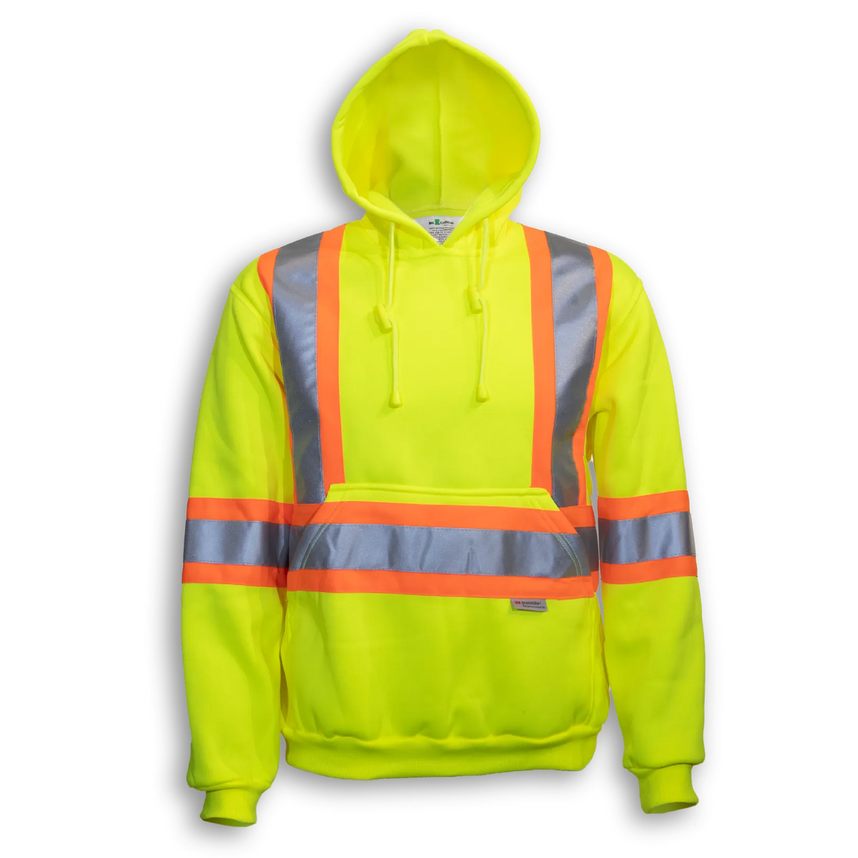 Hi-Vis Poly Pullover Hoodie by Big K Clothing - Style BK3550/BK3551