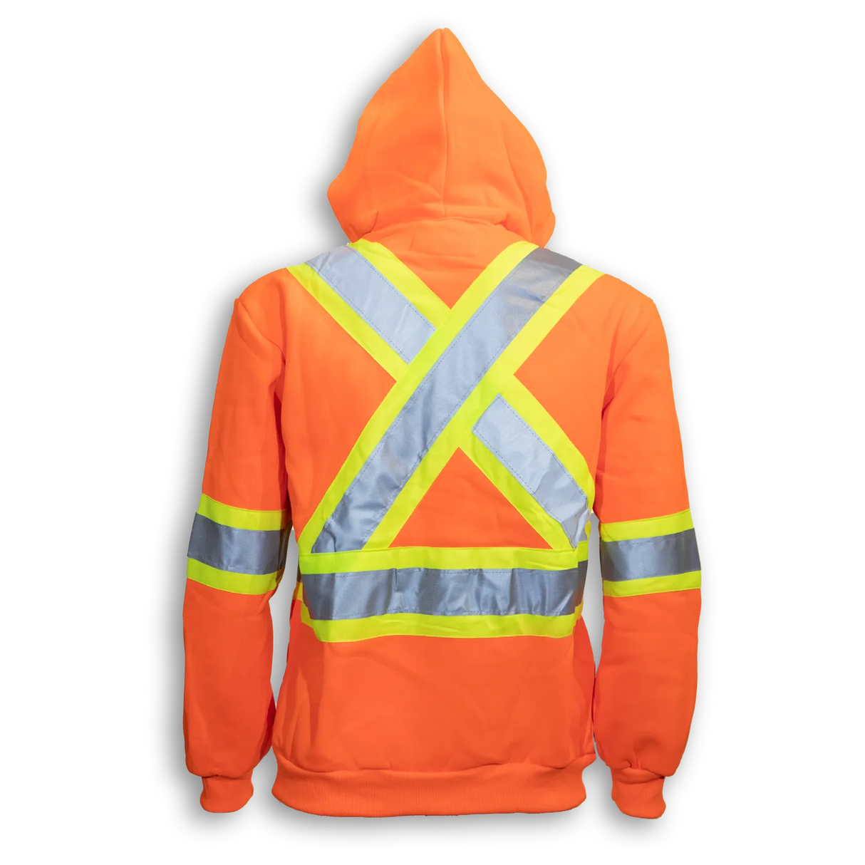 Hi-Vis Poly Full Zipper Hoodie by Big K Clothing - Style BK3553