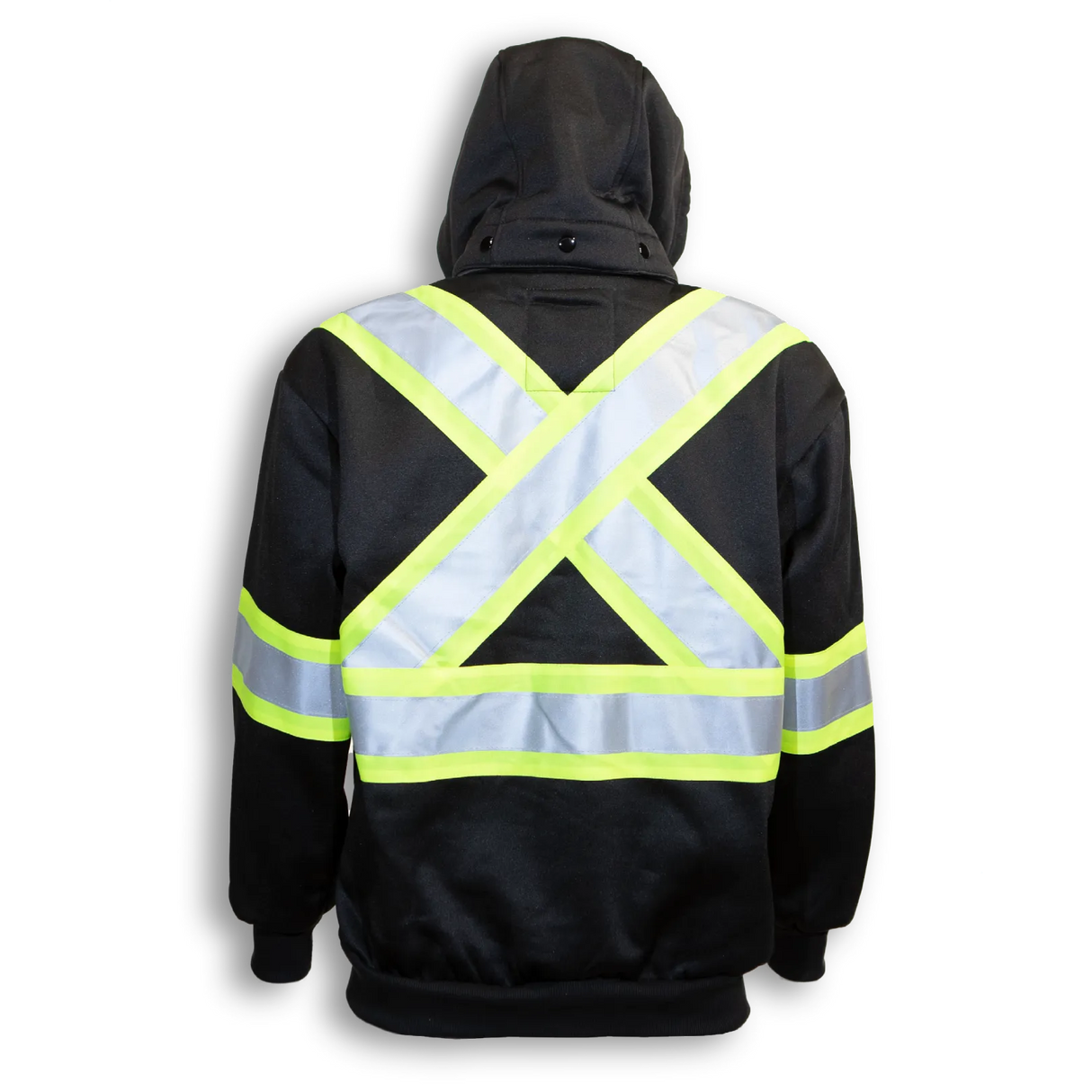 Hi-Vis Poly Hoodie with Detachable Hood by Big K Clothing - Style BK3556