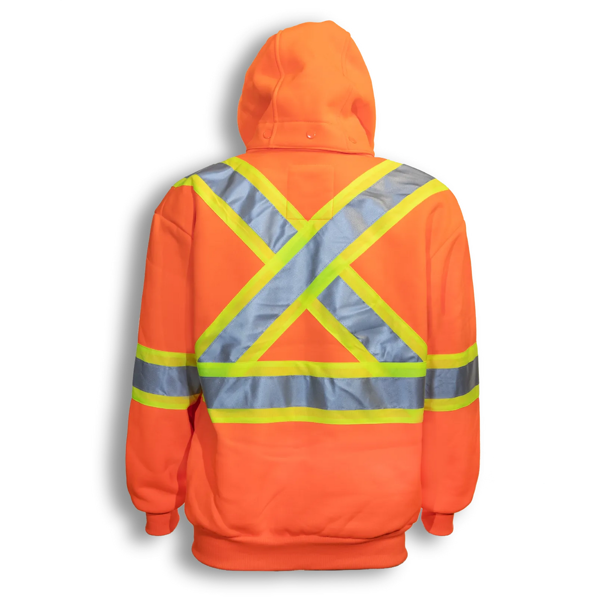 Hi-Vis Poly Hoodie with Detachable Hood by Big K Clothing - Style BK3556