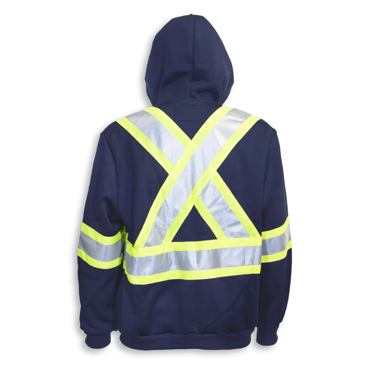 Hi-Vis 100% Cotton Zipper Front Hoodie by Big K Clothing - Style BK3557