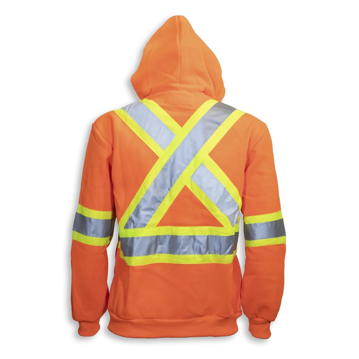 Hi-Vis 100% Cotton Zipper Front Hoodie by Big K Clothing - Style BK3557