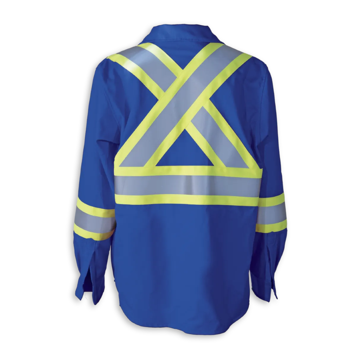 Hi-Vis FR Work Shirts With 4" Striping by Big K Clothing - BK555FRI-4