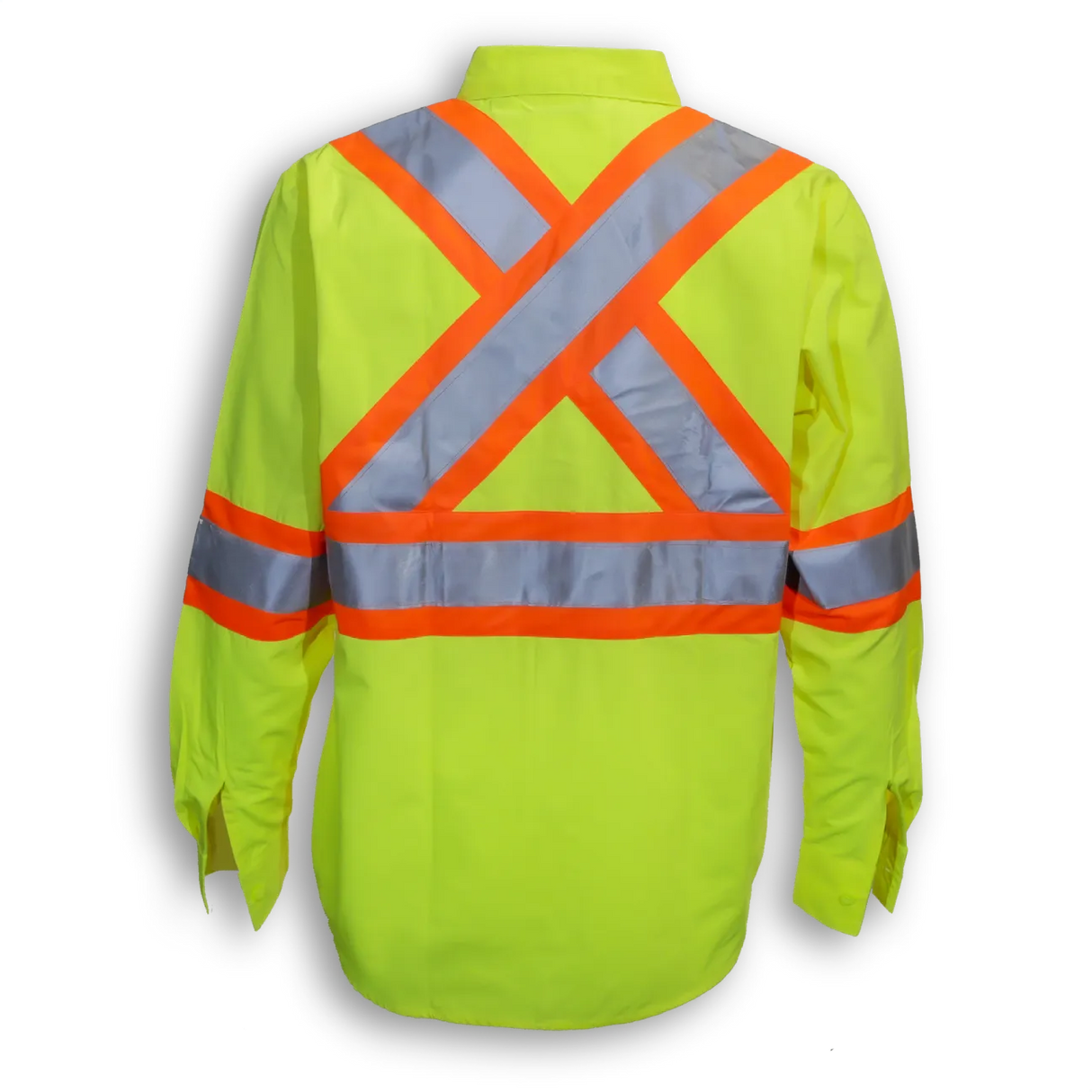 Polyester/Cotton Button-Up Shirt by Big K Clothing - Style BK555