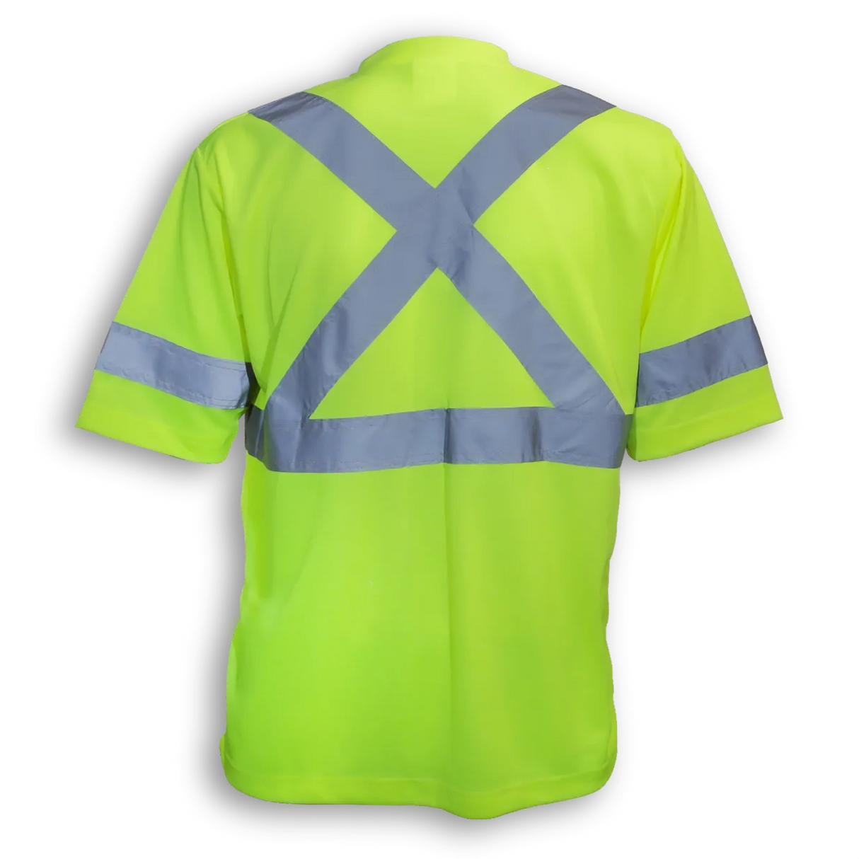 100% Soft Polyester Traffic Safety T-Shirt by Big K Clothing - Style BK5912