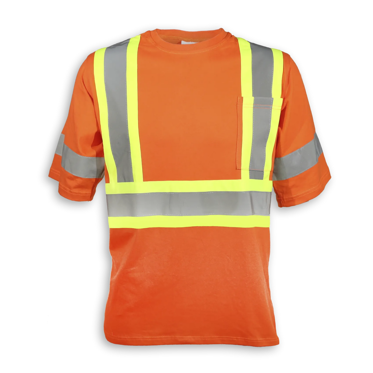 100% Cotton Traffic Safety T-Shirt by Big K Clothing - Style BK6978