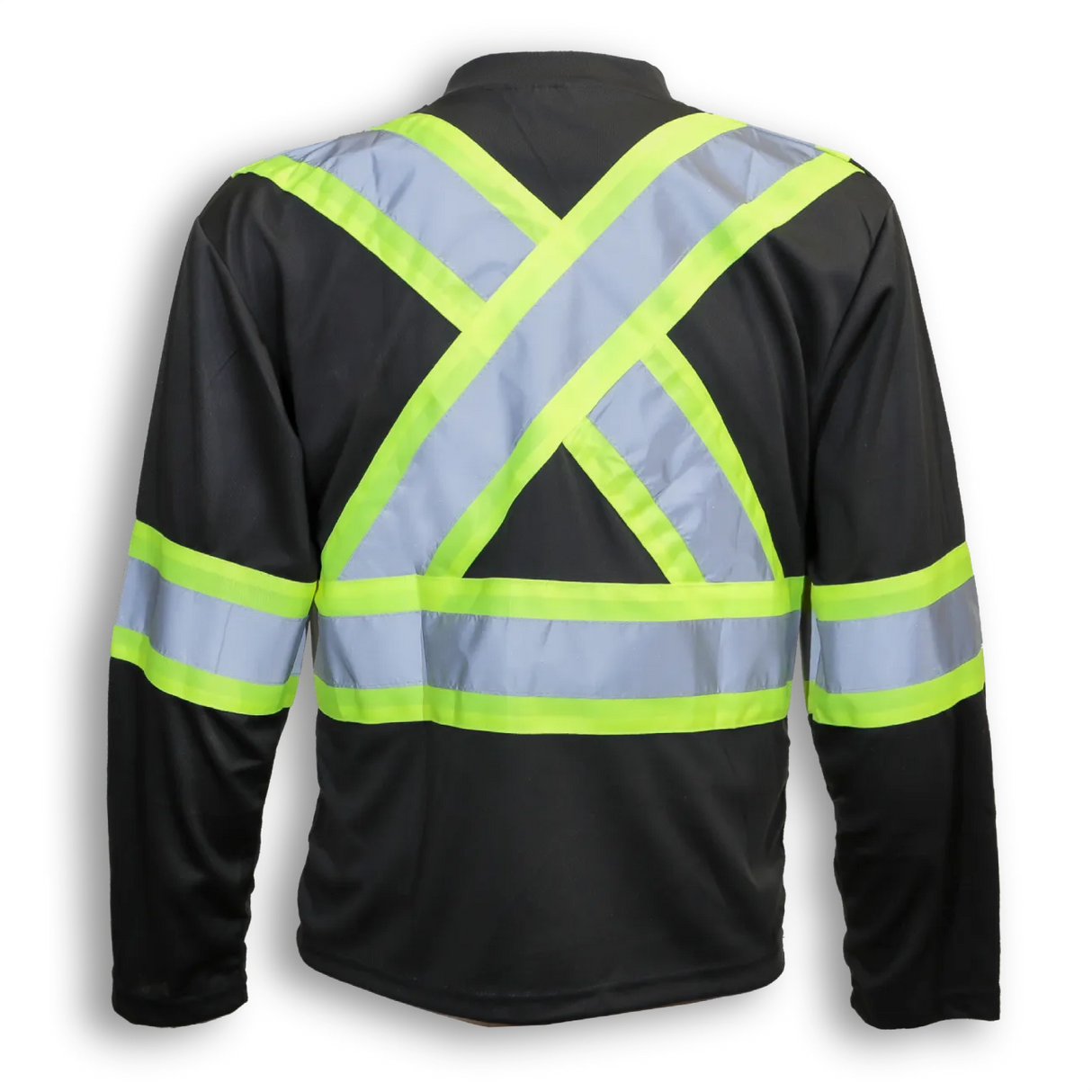 Hi-Vis Polyester Wicking Long Sleeve T-Shirt by Big K Clothing - Style BK2008