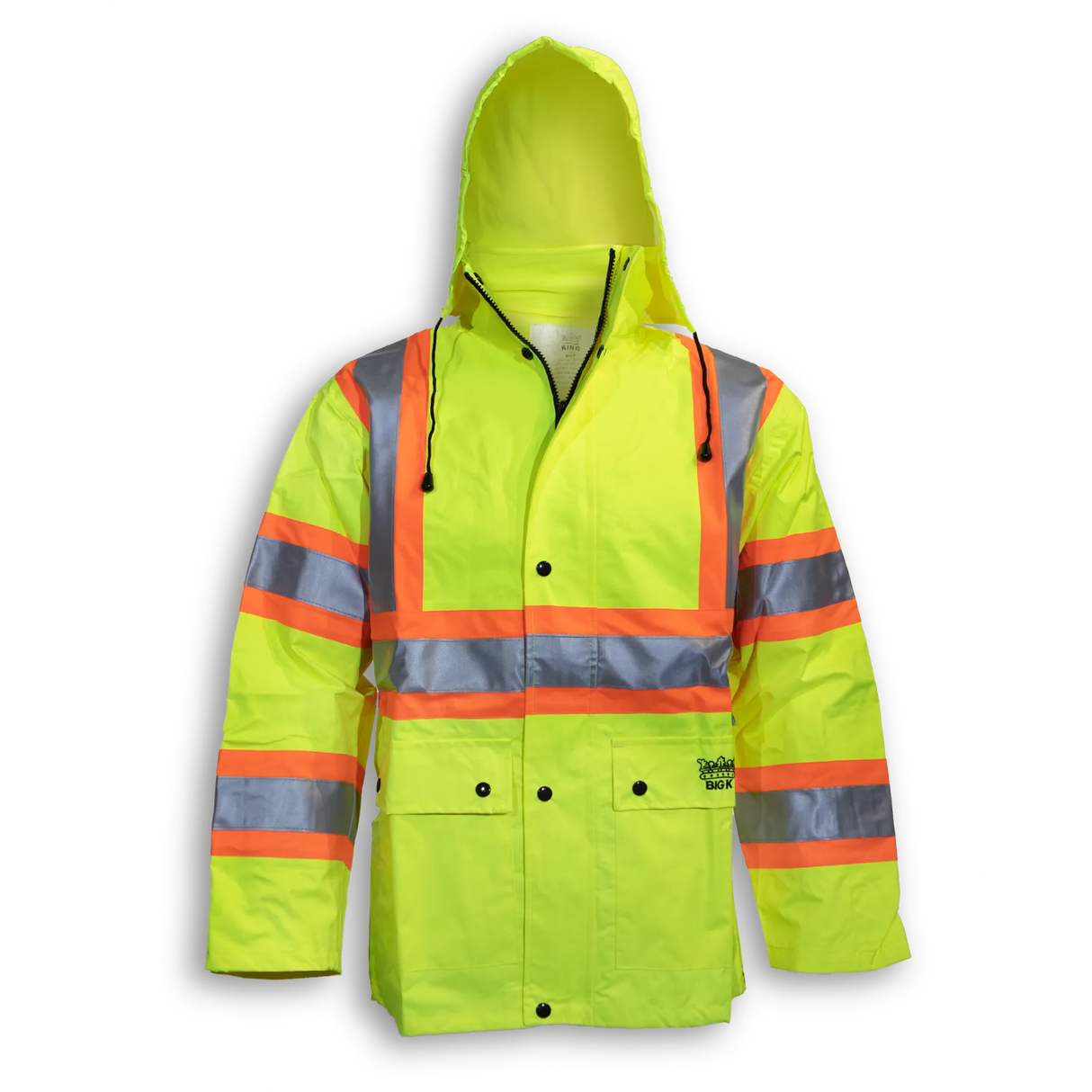 300 Denier Polyester Rain Jacket by Big K Clothing - Style BK802