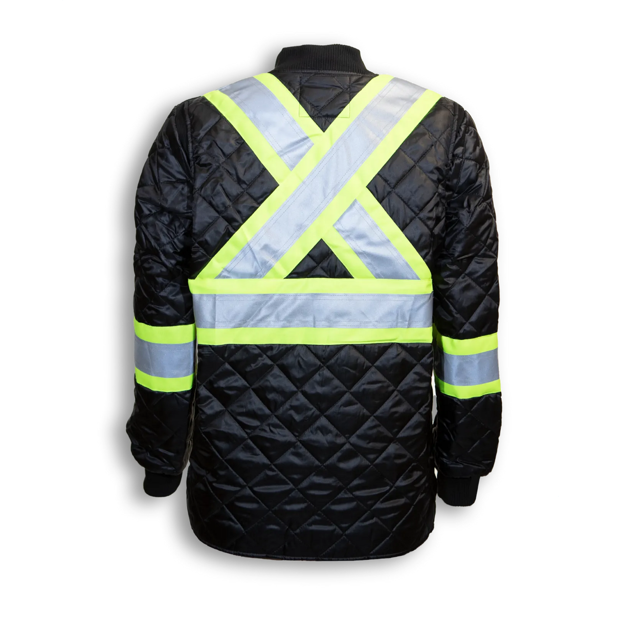 Hi-Vis Quilted Polyester Traffic Safety Jacket by Big K Clothing - Style BK895