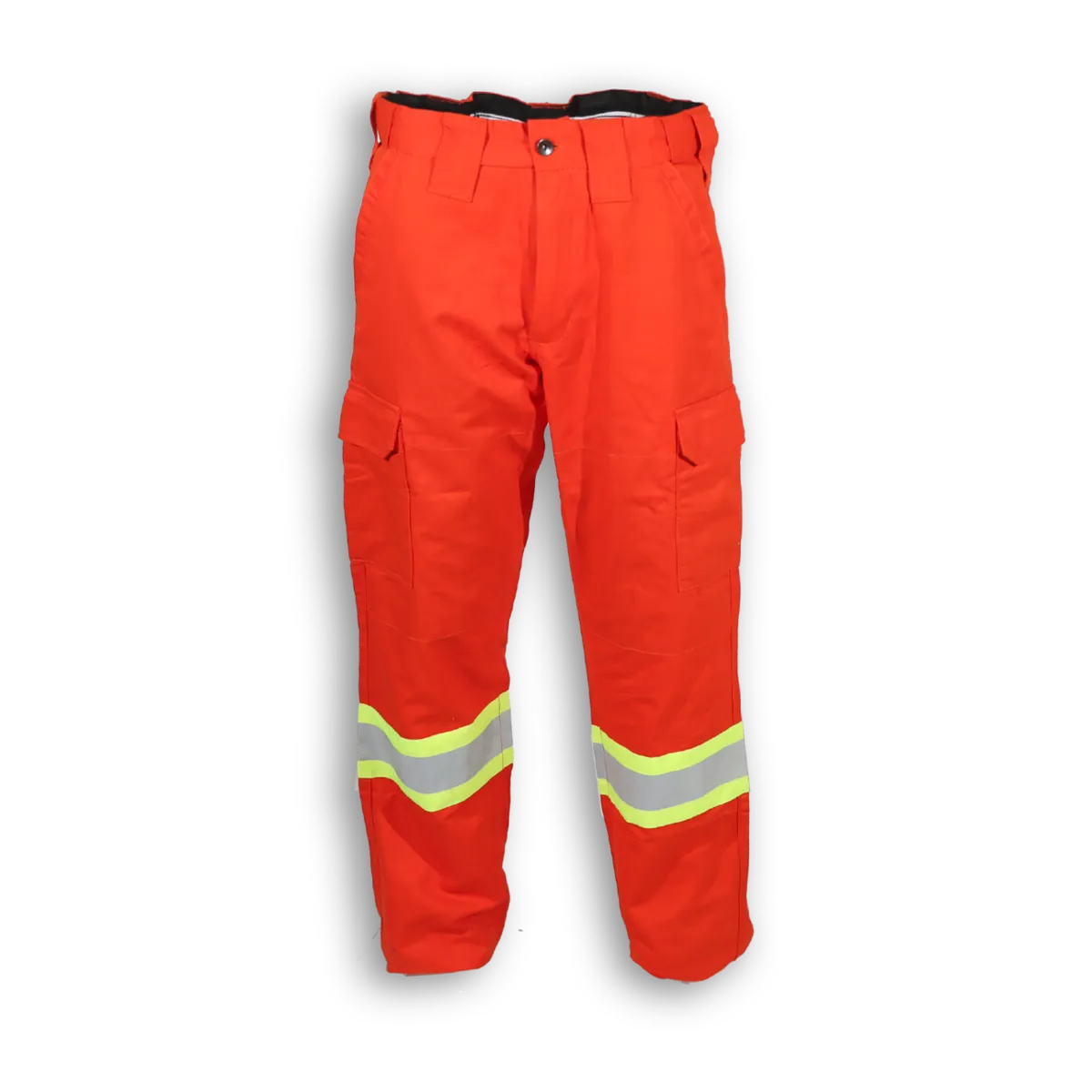 Woman’s Hi-Vis Orange Polyester/Cotton Cargo Pants by Big K Clothing - Style BK908ORGW
