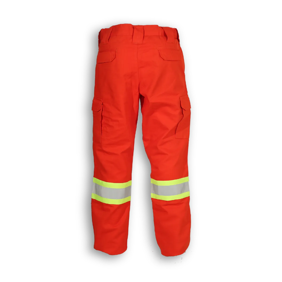 Woman’s Hi-Vis Orange Polyester/Cotton Cargo Pants by Big K Clothing - Style BK908ORGW