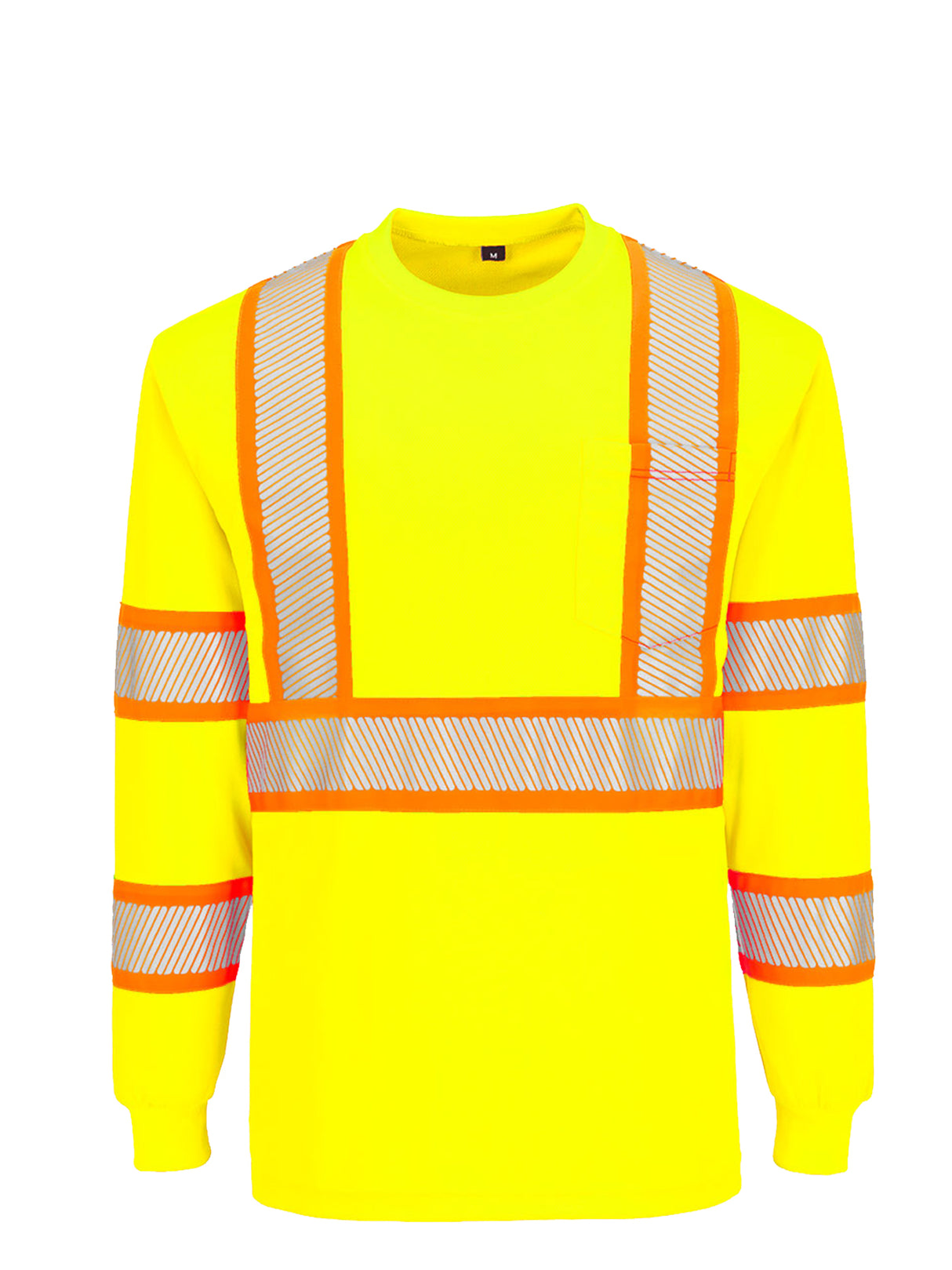 Hi-Vis Segmented Tape T-Shirt L/S by Portwest - Style CA113/CB113