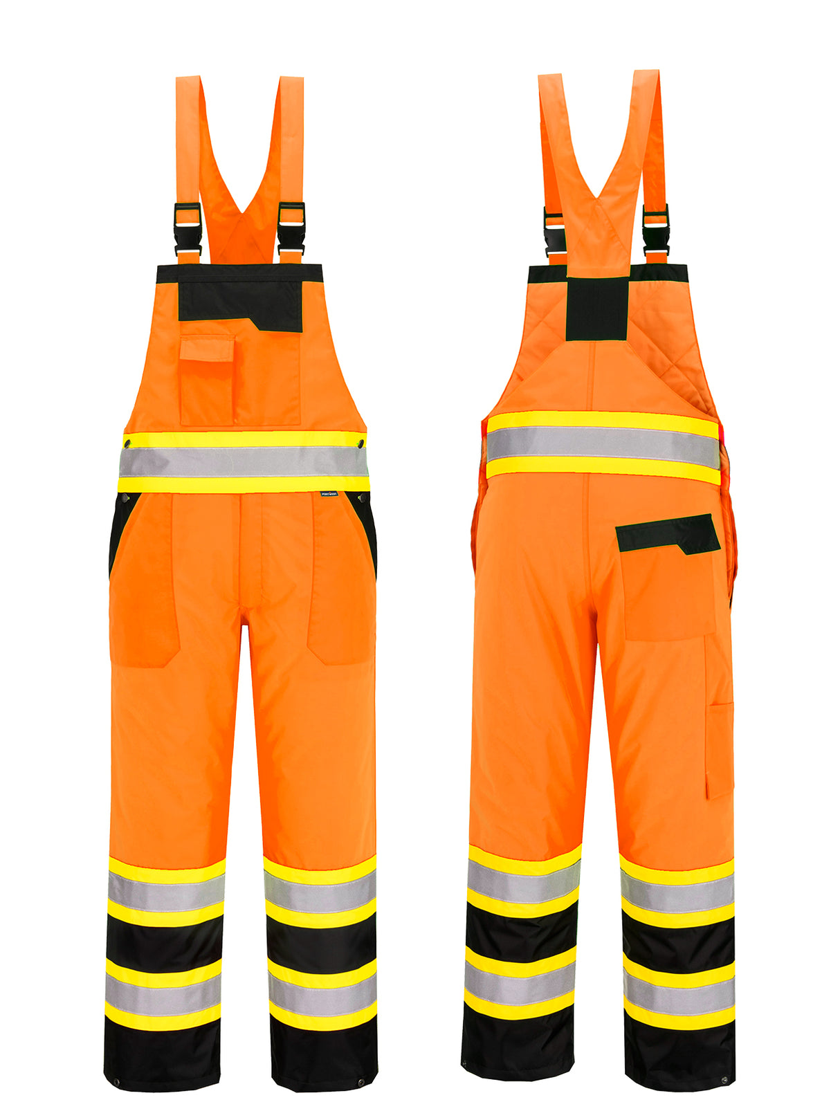 Hi-Vis Contrast Tape Winter Bib & Brace by Portwest - Style CA489/CB489