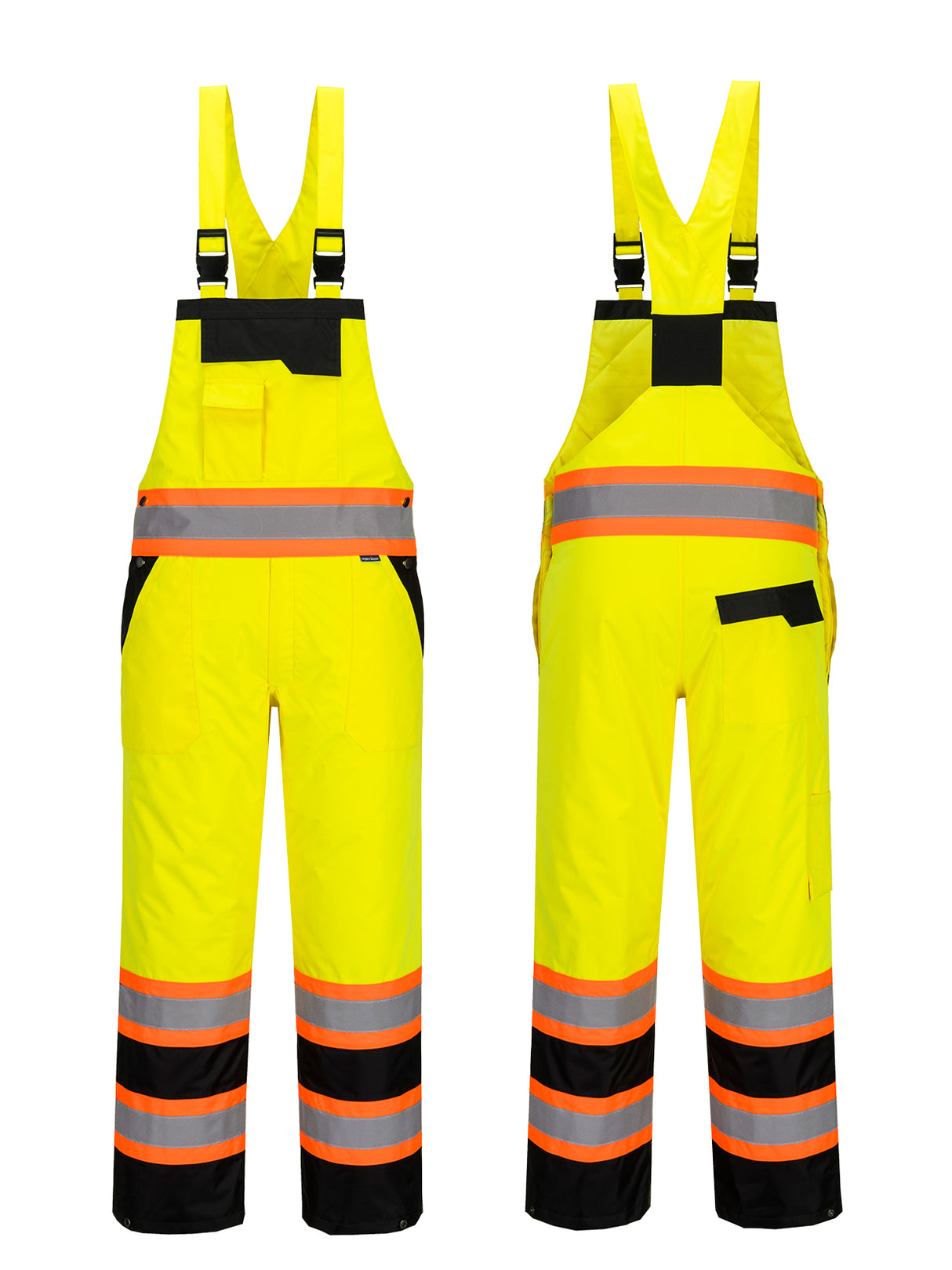 Hi-Vis Contrast Tape Winter Bib & Brace by Portwest - Style CA489/CB489