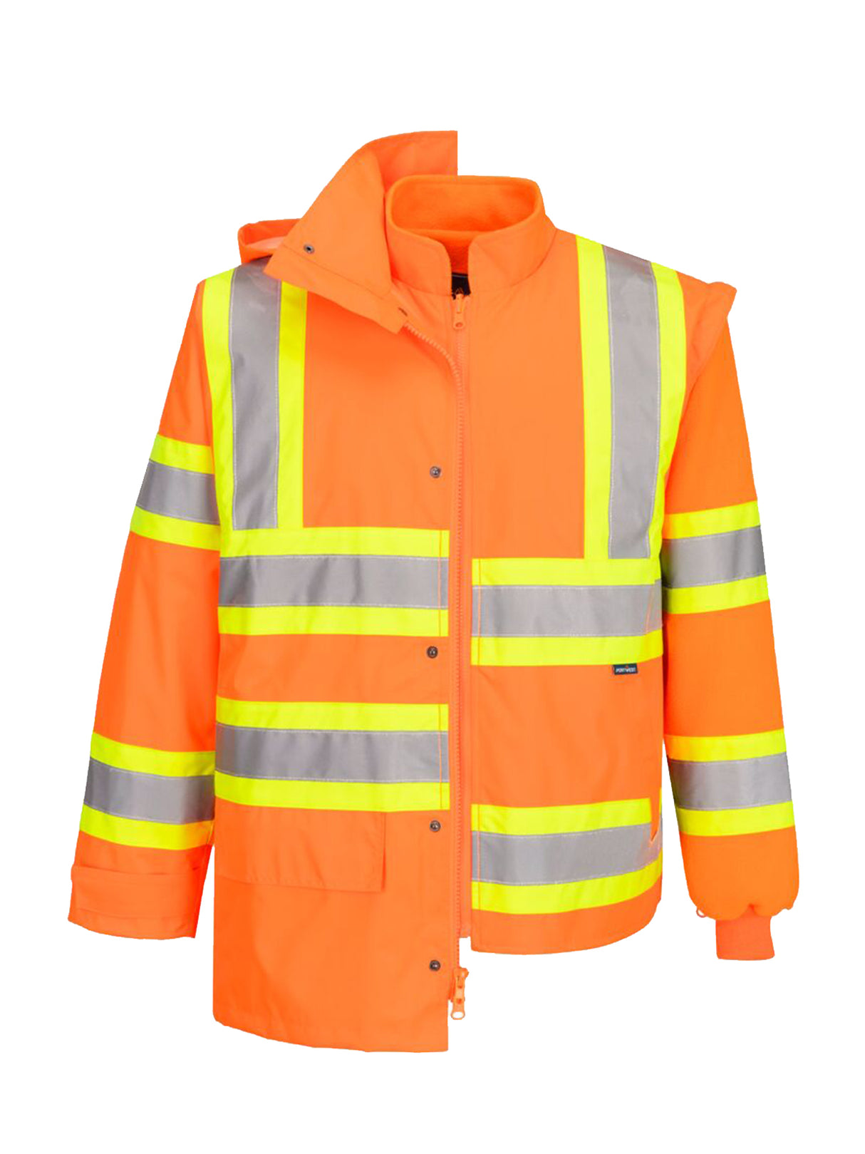 Hi-Vis 5-in-1 Traffic Jacket by Portwest, Style CA768/CB768