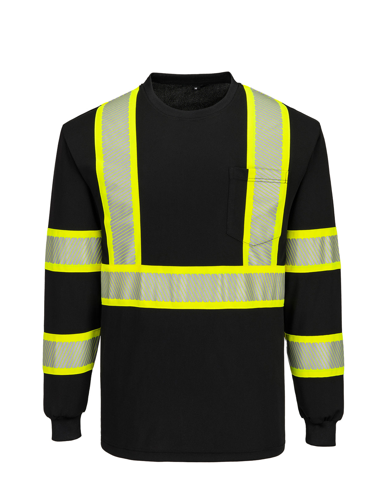 Hi-Vis Segmented Tape T-Shirt L/S by Portwest - Style CA113/CB113
