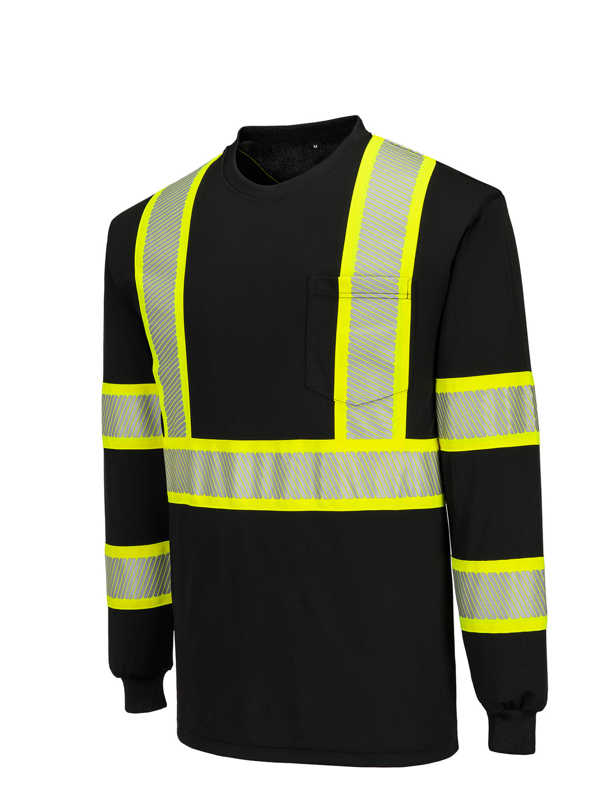 Hi-Vis Segmented Tape T-Shirt L/S by Portwest - Style CA113/CB113