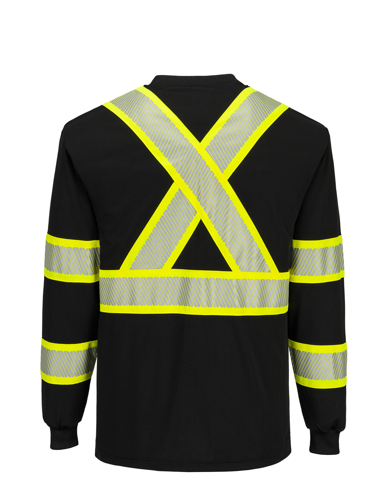 Hi-Vis Segmented Tape T-Shirt L/S by Portwest - Style CA113/CB113